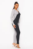 Amber Color Block Knit Set