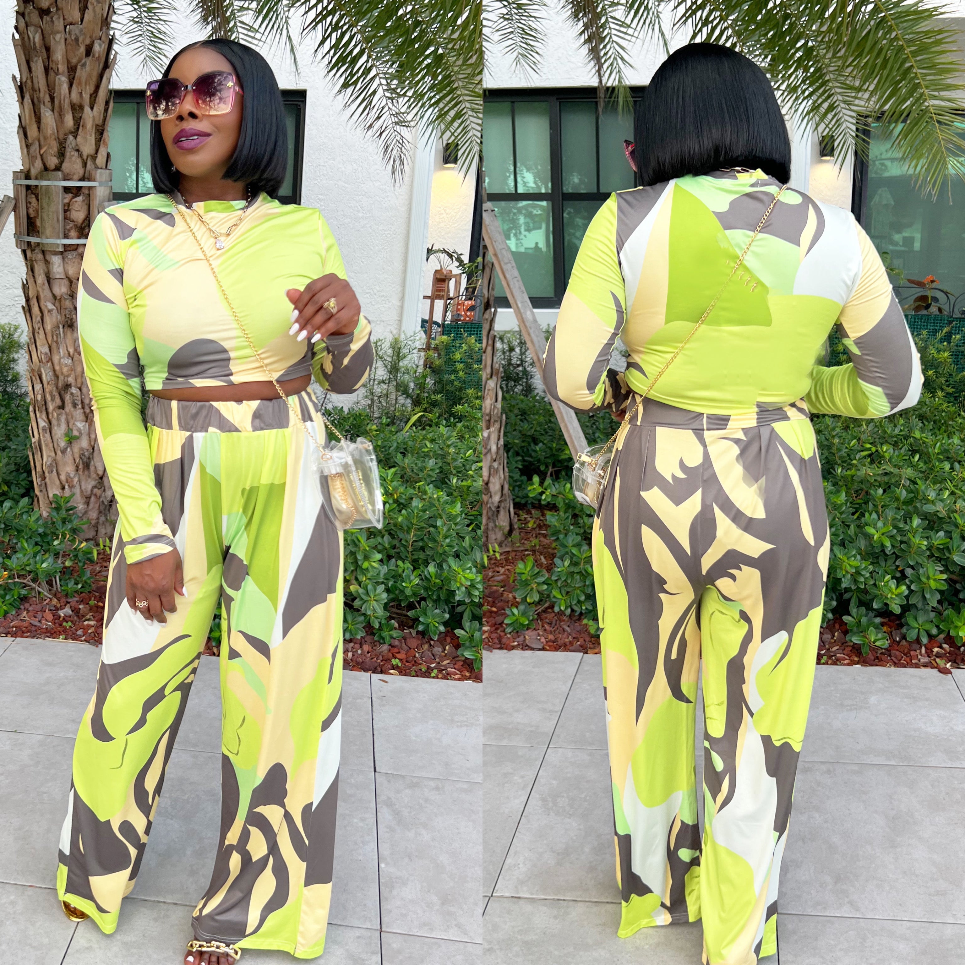 Analese Two Piece Pants Set
