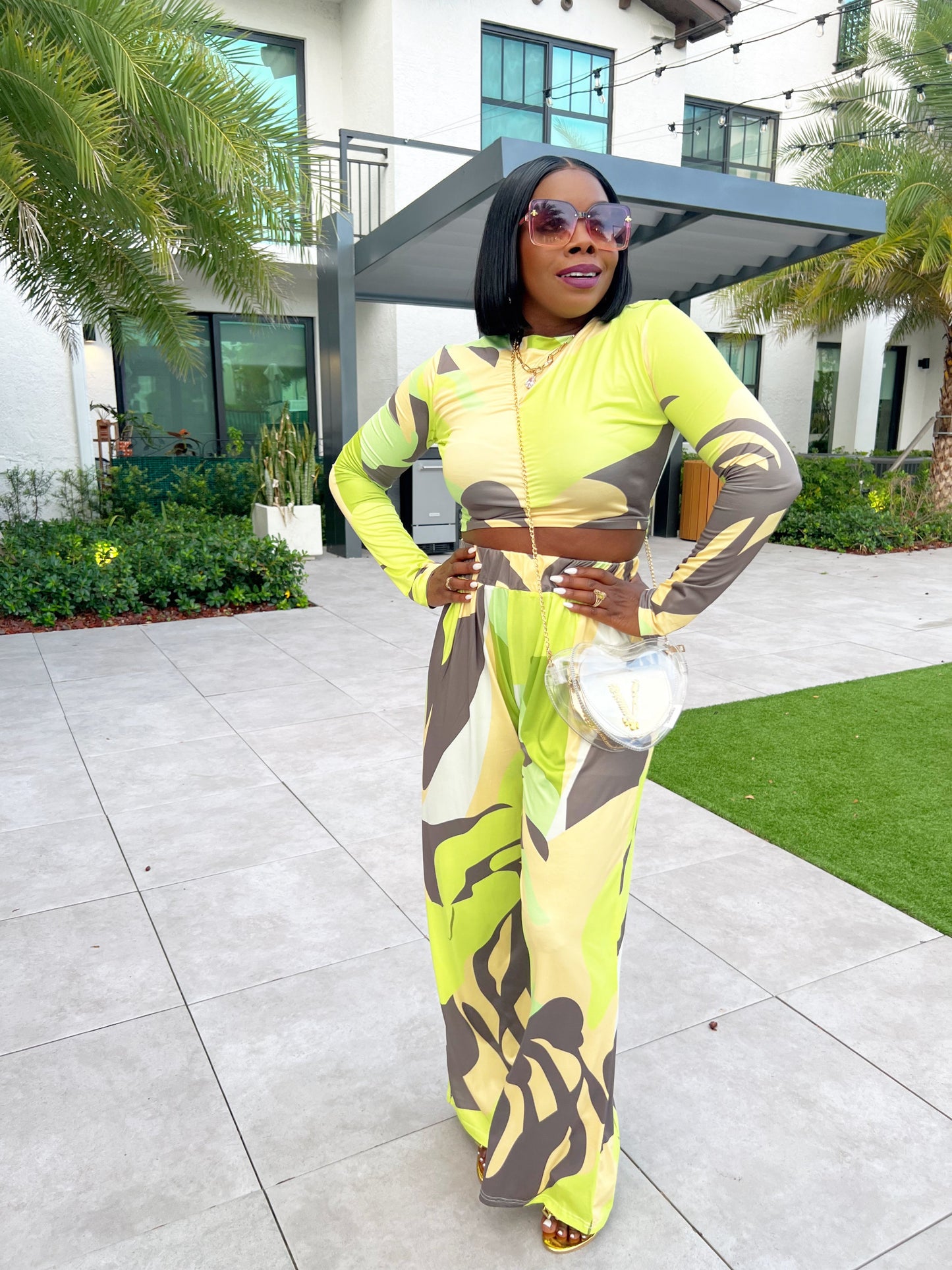 Analese Two Piece Pants Set