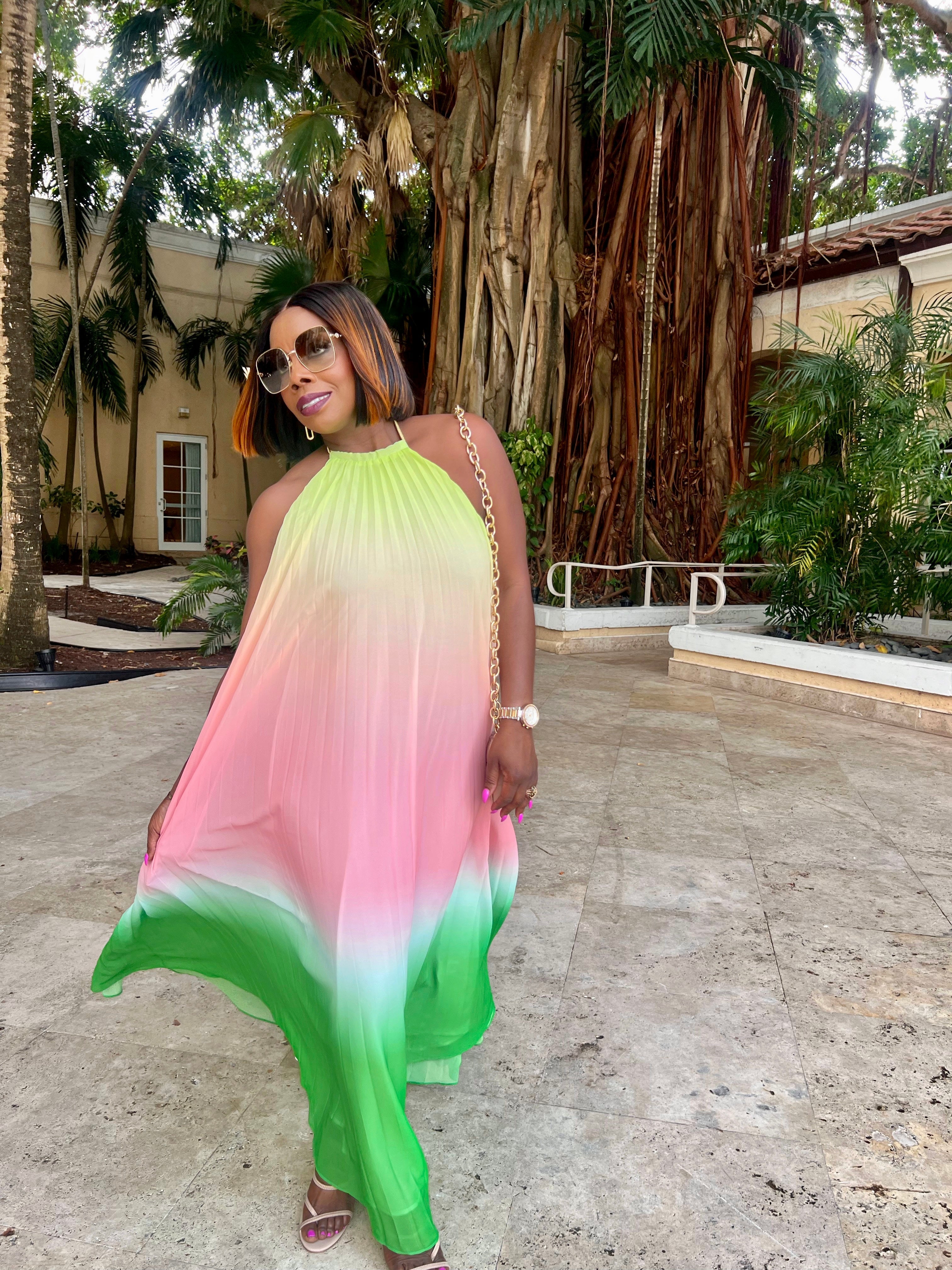 Catalina Ombré Maxi Dress