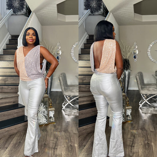 Celeste Metallic Pants