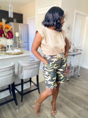 Cheryl Shoulder Pad Tee