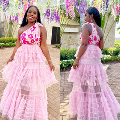 Dania Floral And Tulle Dress