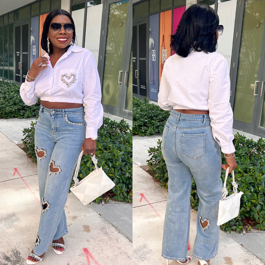 Elsie White Shirt