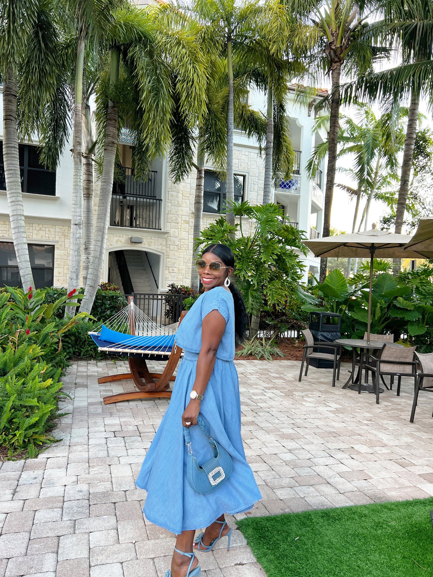 Jasmine Denim Skirt Set
