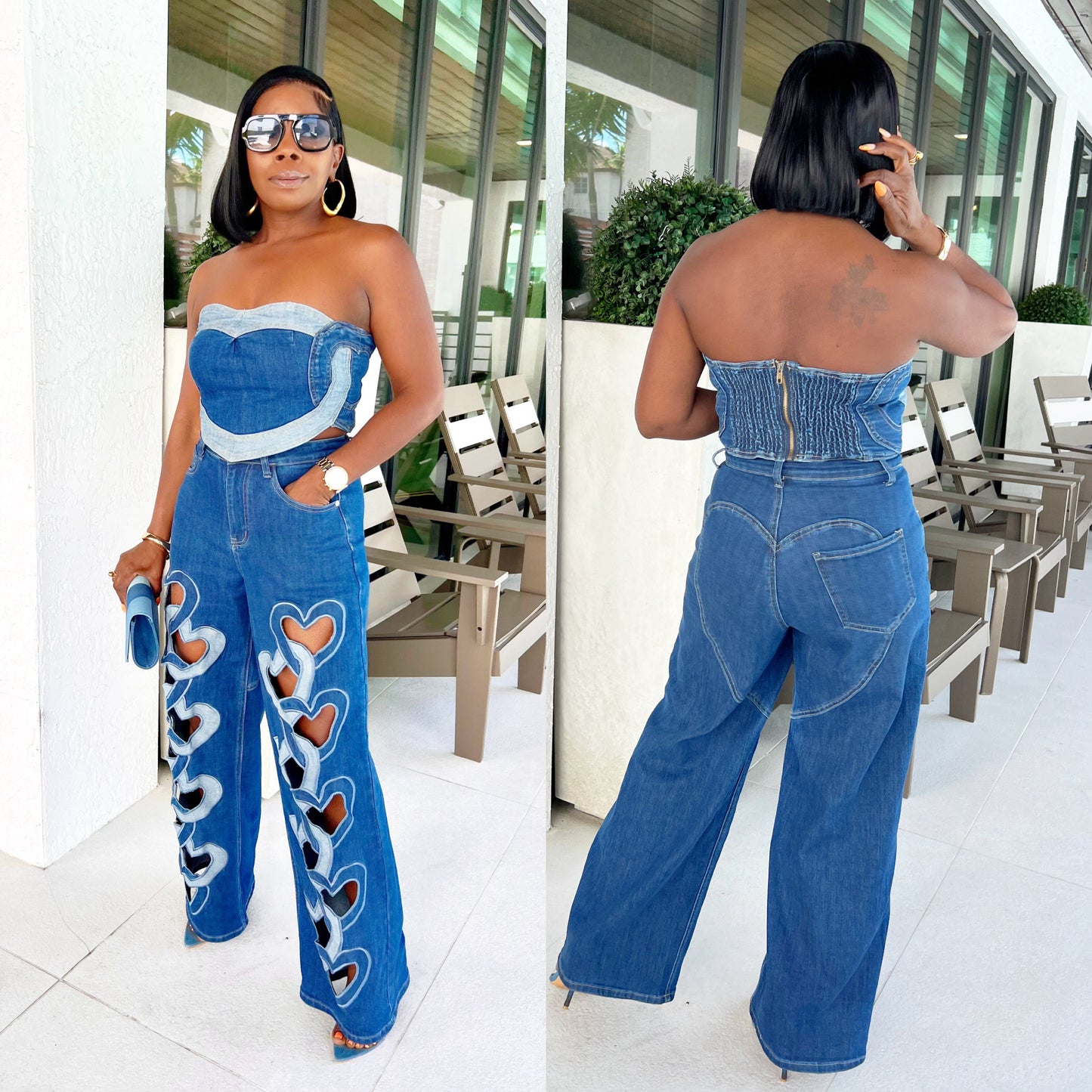 Jenia Denim Set