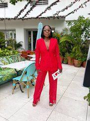 Latoya Lace Pants Set