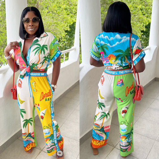 Paradise Pants Set