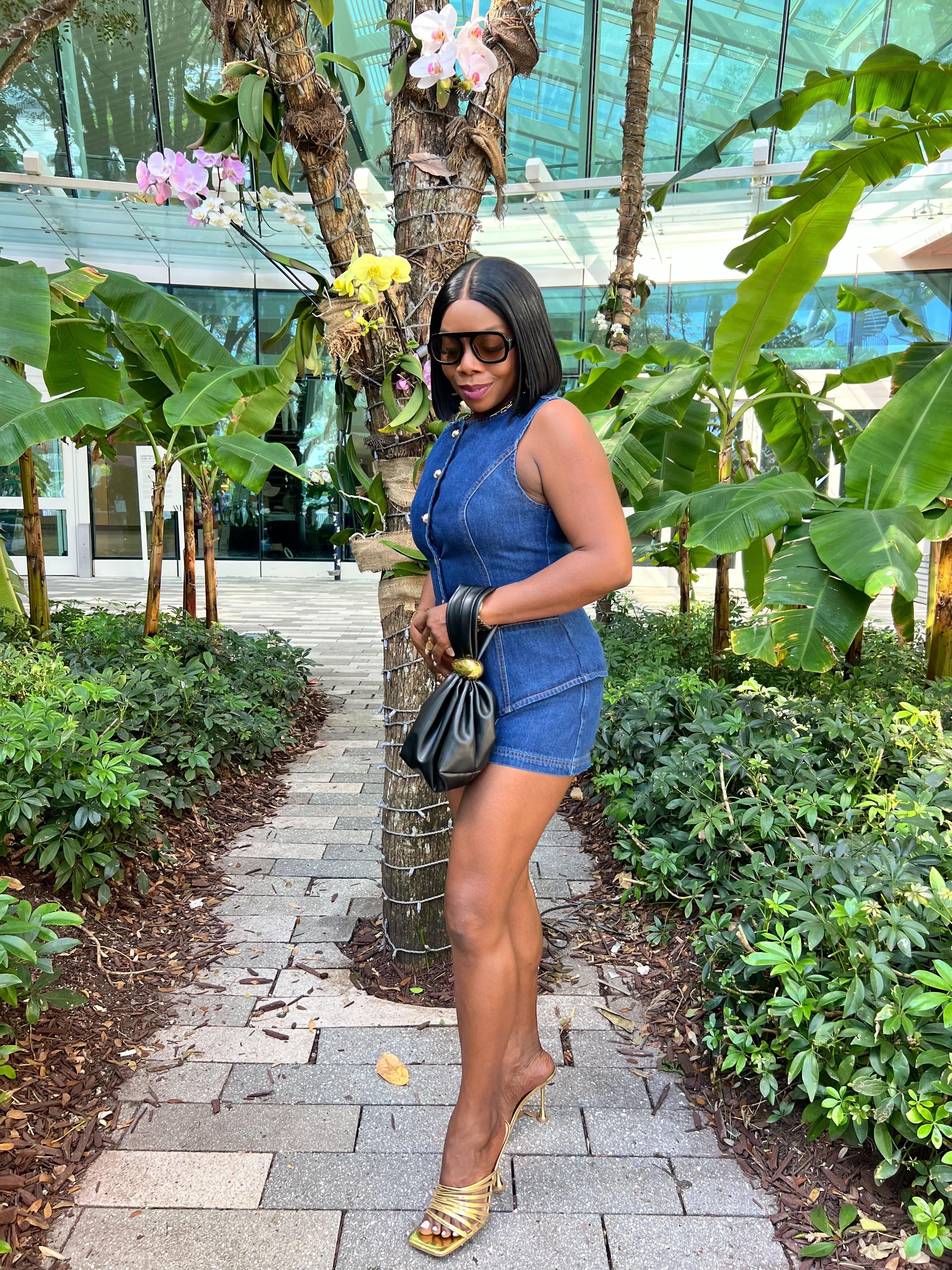 Shari Denim Set