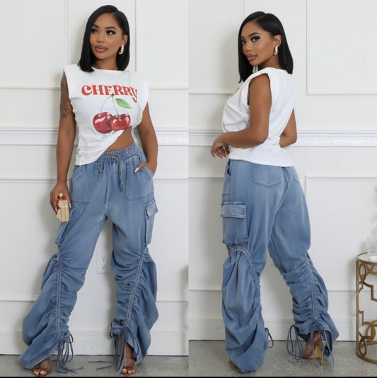 Xena Denim Joggers