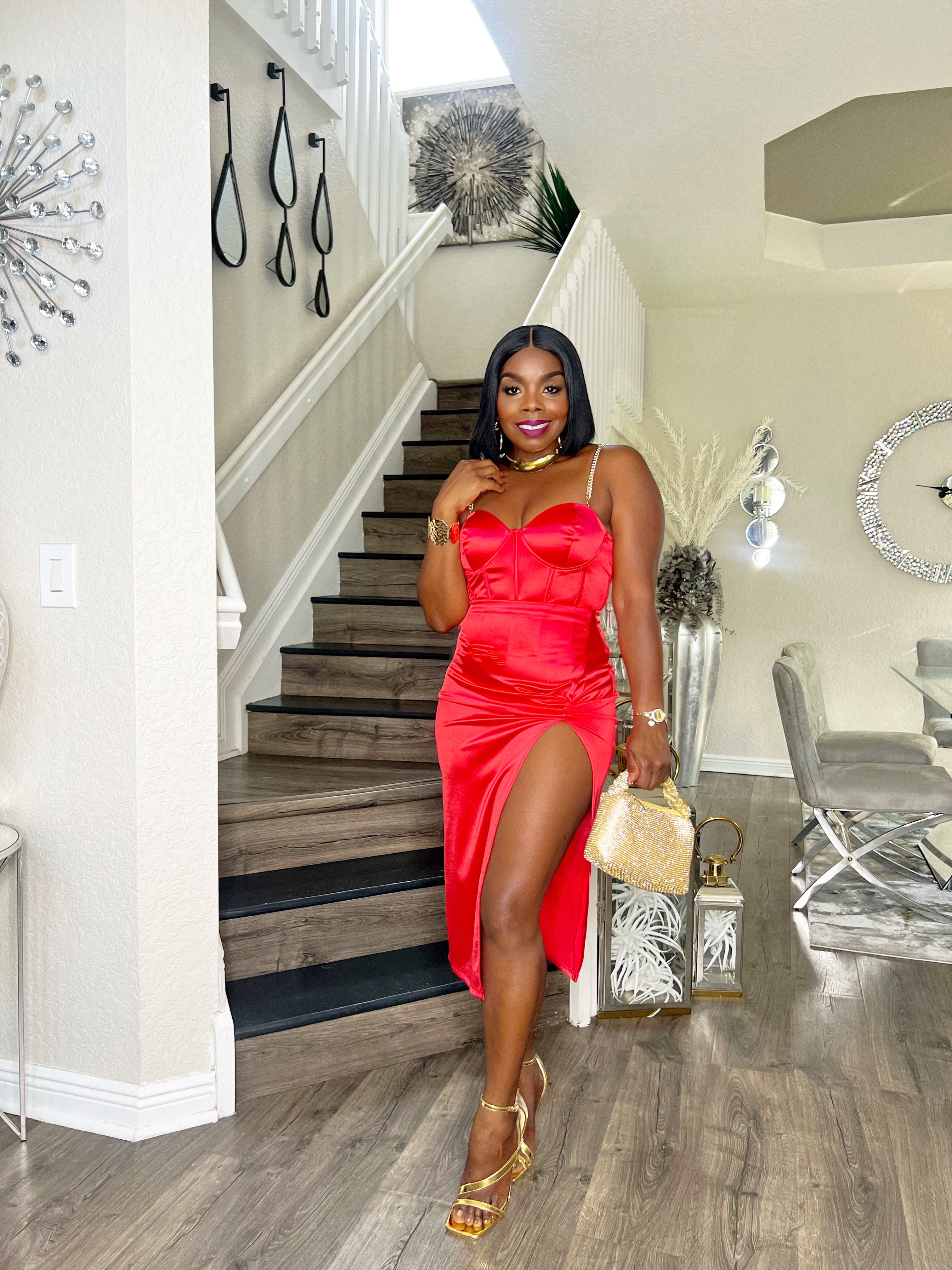Christine Bodysuit And Skirt Set