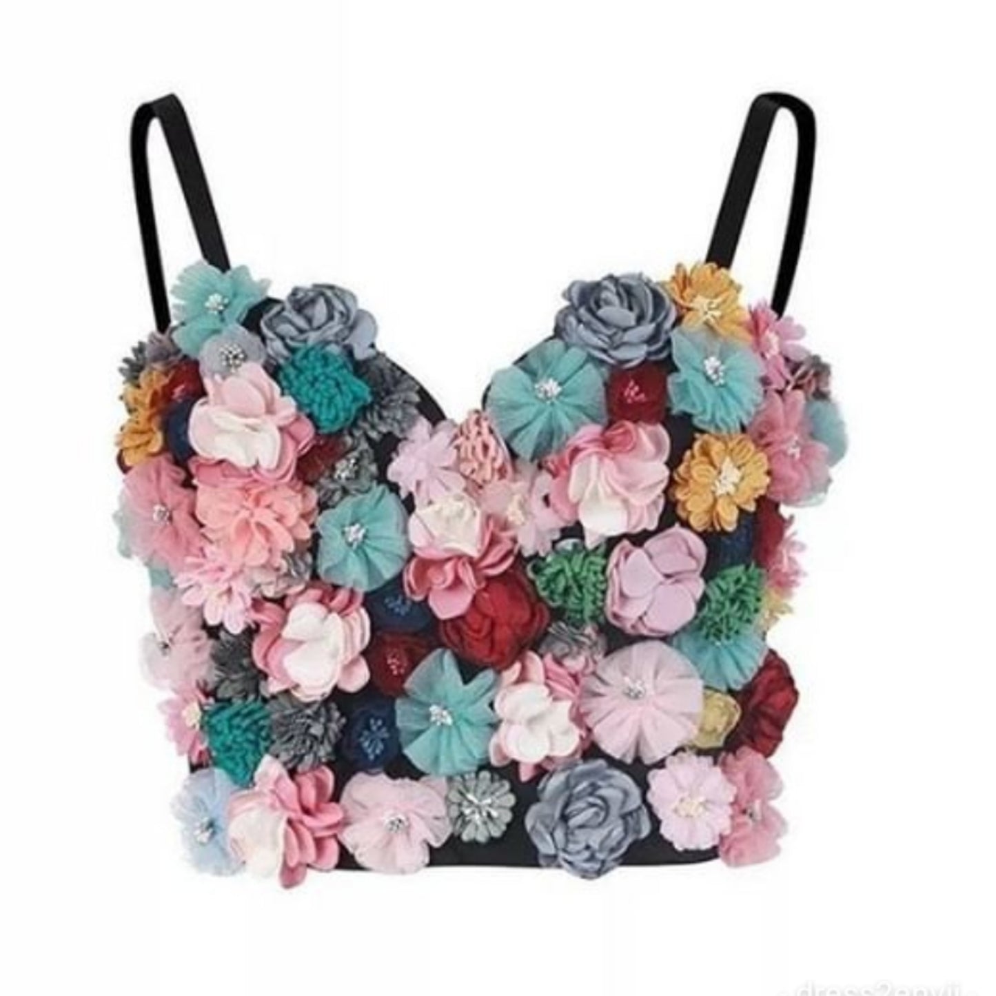 Yoli Floral Bustier Top